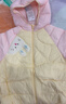 巴拉巴拉童裝兒童羽絨服寶寶女童男童年冬季新款保暖外套上衣男寶女寶 粉黃小兔-白鴨絨 130 充絨量56g 適合6-8歲 曬單實(shí)拍圖