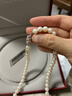 京潤珍珠項鏈女925銀凌美淡水珍珠項鏈圓形強光高級感送愛(ài)人老婆禮物 曬單實(shí)拍圖