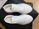 特步女鞋運動(dòng)鞋女春夏季軟底透氣網(wǎng)面跳繩休閑跑步鞋子時(shí)尚韓版旅游鞋 經(jīng)典白微波藍0062 37 曬單實(shí)拍圖