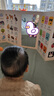 兒童ins韓風(fēng)立式屏風(fēng)認知卡嬰幼兒圍欄啟蒙早教雙面數字動(dòng)物玩具 6張雙面 帶鏡子【141*41cm】 曬單實(shí)拍圖