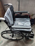 手動(dòng)輪椅老人專(zhuān)用出行輕便折疊醫用帶坐便器殘疾老年手推車(chē)代步車(chē) 加厚坐墊牛津布【帶坐便款】 曬單實(shí)拍圖