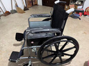 怡輝（YIHUI）輪椅輕便折疊癱瘓老年人專(zhuān)用出行帶坐便器小型便攜式可大小便護理 曬單實(shí)拍圖