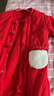 童泰（TONGTAI）嬰兒連體衣冬季純棉夾棉寶寶衣服兒童哈衣喜慶新年裝爬服紅色80cm 曬單實(shí)拍圖