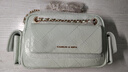 CHARLES&KEITH26春新品菱格鏈條口袋包腋下包機車(chē)包生日禮物CK2-80671832 Mint Green薄荷綠色 S 曬單實(shí)拍圖