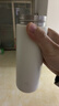 米家 保溫杯 316不銹鋼水杯 男女士杯子 大容量茶杯便攜 350ml白色 曬單實(shí)拍圖