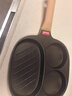 邁巴勒三合一早餐鍋雞蛋漢堡鍋平底鍋家用不粘鍋牛排煎鍋煎蛋38×22CM 曬單實(shí)拍圖
