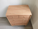 源氏木語(yǔ)實(shí)木五斗柜家具簡(jiǎn)約抽屜柜原木色0.61米五斗柜-金屬滑軌 曬單實(shí)拍圖