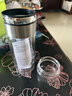 創(chuàng  )建茶水分離過(guò)濾泡茶杯子男士女生泡花茶雙層玻璃杯便攜大容量喝水杯 【雙層加厚加長(cháng)提繩】本色440ml 曬單實(shí)拍圖