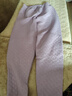 AB內衣秋冬男女款棉質(zhì)保暖褲三層夾棉護膝高腰中老年長(cháng)褲單件秋褲 風(fēng)信紫 【女款】 3XL 曬單實(shí)拍圖