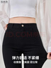 雪茜曼打底褲女外穿春秋高腰小腳百搭顯瘦薄款緊身鉛筆魔術(shù)小黑褲長(cháng)褲 曬單實(shí)拍圖