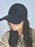 貓人帽子女士棒球帽女款鴨舌帽女韓版潮百搭休閑女遮陽(yáng)帽太陽(yáng)帽 黑色 曬單實(shí)拍圖