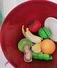 貝恩施兒童水果切切樂(lè )剝皮果蔬仿真蘋(píng)果嬰兒可啃咬廚房做飯女孩玩具禮物 曬單實(shí)拍圖