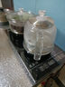 益茶福全自動(dòng)上水電熱水壺底部上水嵌入式茶臺功夫茶燒水壺飲水燒水一體機抽水玻璃煮茶壺保溫泡茶壺 SQ-008玻璃套裝 1L 曬單實(shí)拍圖