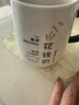 簡(jiǎn)約陶瓷馬克杯喝水杯帶蓋勺創(chuàng  )意個(gè)性潮流情侶款一家人家用牛奶杯 花錢(qián)的（陶瓷杯蓋+水滴勺）約380ml 曬單實(shí)拍圖