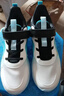 鴻星爾克（ERKE）童鞋男女童跑鞋兒童秋季新品密網(wǎng)緩震運動(dòng)鞋爾克白/泳池藍/正黑40 曬單實(shí)拍圖