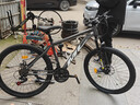 梅隆山地自行車(chē)越野變速公路車(chē)青少年學(xué)生單車(chē)減震輕便單車(chē) SR370-太空灰 26英寸 21速 曬單實(shí)拍圖