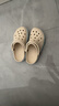 卡駱馳（CROCS）貝雅卡駱班洞洞鞋|205089 冬日白-1LI 36/37(220mm) 曬單實(shí)拍圖