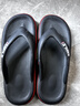 卡帝樂(lè )鱷魚(yú)人字拖男外穿軟底涼拖戶(hù)外沙灘夾腳拖鞋子男 1715 黑色 42-43 曬單實(shí)拍圖