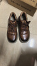 七匹狼男鞋春季2026新款馬丁靴男真皮厚底輕便高幫潮鞋舒適百搭休閑皮靴 棕色 43 曬單實(shí)拍圖