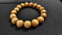 楊氏六喜天然綠檀木手串收藏級男士紅瑪瑙黑曜石手鏈女士文玩佛珠飾品 【素圈款】老綠檀手串-12mm 曬單實(shí)拍圖