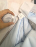 水星家紡大豆被子夏涼被雙人空調被涼感100%純棉可機洗夏季薄被約3.8斤 曬單實(shí)拍圖