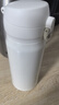 蘇泊爾保溫杯316L不銹鋼高顏值保溫保冷水杯輕巧便攜學(xué)生女生杯子帶茶濾 云沙白 350ml 一鍵開(kāi)合 曬單實(shí)拍圖