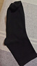 棉十三黑色襪子女士中筒襪新疆棉10A抗菌防臭女襪純色長(cháng)襪春秋季5雙裝 曬單實(shí)拍圖