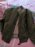 馬登工裝 美式復古雙面穿MA1飛行員夾克棉服夾棉棒球服上衣外套男春季 A面軍綠/B面卡其 L 曬單實(shí)拍圖