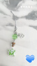 風(fēng)鈴楓葉雪花高顏值可愛(ài)ins情侶閨蜜款鑰匙扣手機鏈書(shū)包掛件掛繩 四葉草許愿星手機掛件SJ-023 曬單實(shí)拍圖