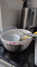 京東京造304不銹鋼盆沙拉盆加厚烘焙盆調料盆洗菜盆和面盆帶刻度打蛋盆22cm 曬單實(shí)拍圖