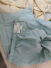 優(yōu)衣庫常規款女裝麻混紡舒適長(cháng)褲/休閑褲26春夏新款482246 50 淺綠色 L 曬單實(shí)拍圖
