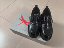 紅蜻蜓（RED DRAGONFLY）商務(wù)休閑男鞋隱形內增高皮鞋男士手抓紋德比鞋通勤白領(lǐng)結婚鞋子 黑色 -增高款（5.5cm） 37 曬單實(shí)拍圖