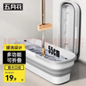 五月花可折疊拖把桶17L水桶帶輪子拖地神器配件大容量更百搭 曬單實(shí)拍圖
