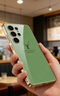 三星S25Ultra手機殼適用S25保護套電鍍彩繪麋鹿頭創(chuàng  )意時(shí)尚輕奢款 【金】抹茶綠-麋鹿【無(wú)字】 SM-S25Ultra 曬單實(shí)拍圖