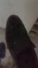 紅蜻蜓男鞋新款男士爸爸一腳蹬軟面皮商務(wù)休閑皮鞋男WTA42860 黑色44 曬單實(shí)拍圖