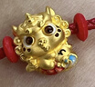 周大福SOINLOVE「萌寵」錦鯉貔貅黃金轉運珠配繩 VR1573生日禮物 曬單實(shí)拍圖