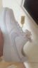 耐克NIKE女子空軍一號AF1 AIR FORCE 1 運動(dòng)板鞋HV2511-100白色36 曬單實(shí)拍圖
