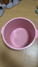 本迪加深泡腳桶24cm家用洗腳足浴盆塑料水桶按摩無(wú)電洗腳水桶單個(gè)粉色 曬單實(shí)拍圖