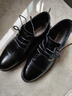 奧康2026新款頭層牛皮商務(wù)正裝休閑男士皮鞋透氣軟底軟面英倫結婚鞋子 黑色 1255111033H【順豐包郵】 39 (245mm) 【標準皮鞋尺碼】 曬單實(shí)拍圖