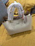 皮爾卡丹（pierre cardin）女包手提單肩斜挎包通勤出行媽媽包婦女節生日好禮 米色 禮盒款 曬單實(shí)拍圖