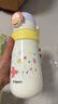 貝親（Pigeon）兒童彩繪插畫(huà)保溫杯水杯寶寶嬰幼兒直飲吸管保溫奶瓶500ml 0-3歲 曬單實(shí)拍圖