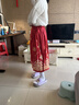 巴拉巴拉童裝女童馬面裙兒童漢服唐裝春秋裝國風(fēng)公主古風(fēng)套裝 白紅色調00316 150 曬單實(shí)拍圖