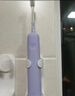 徠芬一代掃振電動(dòng)牙刷禮盒 萊芬深度清潔護齦成人牙刷 紫色 情侶送男/女友生日女神節禮物 曬單實(shí)拍圖