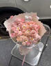 花旺鮮花速遞同城配送小時(shí)達粉玫瑰花束閨蜜女友生日禮物小時(shí)達 【人間甜妹】10支仙子之吻+Kitty|JDb13 曬單實(shí)拍圖