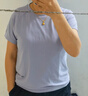 蕉下超輕量女士裸感速干戶(hù)外運動(dòng)T恤DR006春夏上新漫霧紫L 曬單實(shí)拍圖