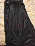UR2026春季新款女裝簡(jiǎn)約休閑純色超寬松高腰A字半裙UWB550004 黑色 S (XS-S) 曬單實(shí)拍圖