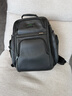 TUMI/途明【春夏新品】 Alpha4 男士雙肩包商務(wù)通勤皮質(zhì)公文背包 黑色 曬單實(shí)拍圖