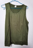 男士背心四季運動(dòng)健身打底汗衫彈力背心坎肩寬肩無(wú)袖t恤潮 【背心】軍綠 5XL 曬單實(shí)拍圖
