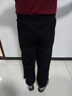 回力（Warrior）休閑褲男士春秋季重磅透氣寬松褲子男新款垂感親膚束腳針織運動(dòng)褲 曬單實(shí)拍圖