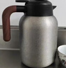 琪虎保溫壺內外純鈦溫顯燜茶壺戶(hù)外大容量泡茶家用1.5L桌面壺 啞光灰 曬單實(shí)拍圖